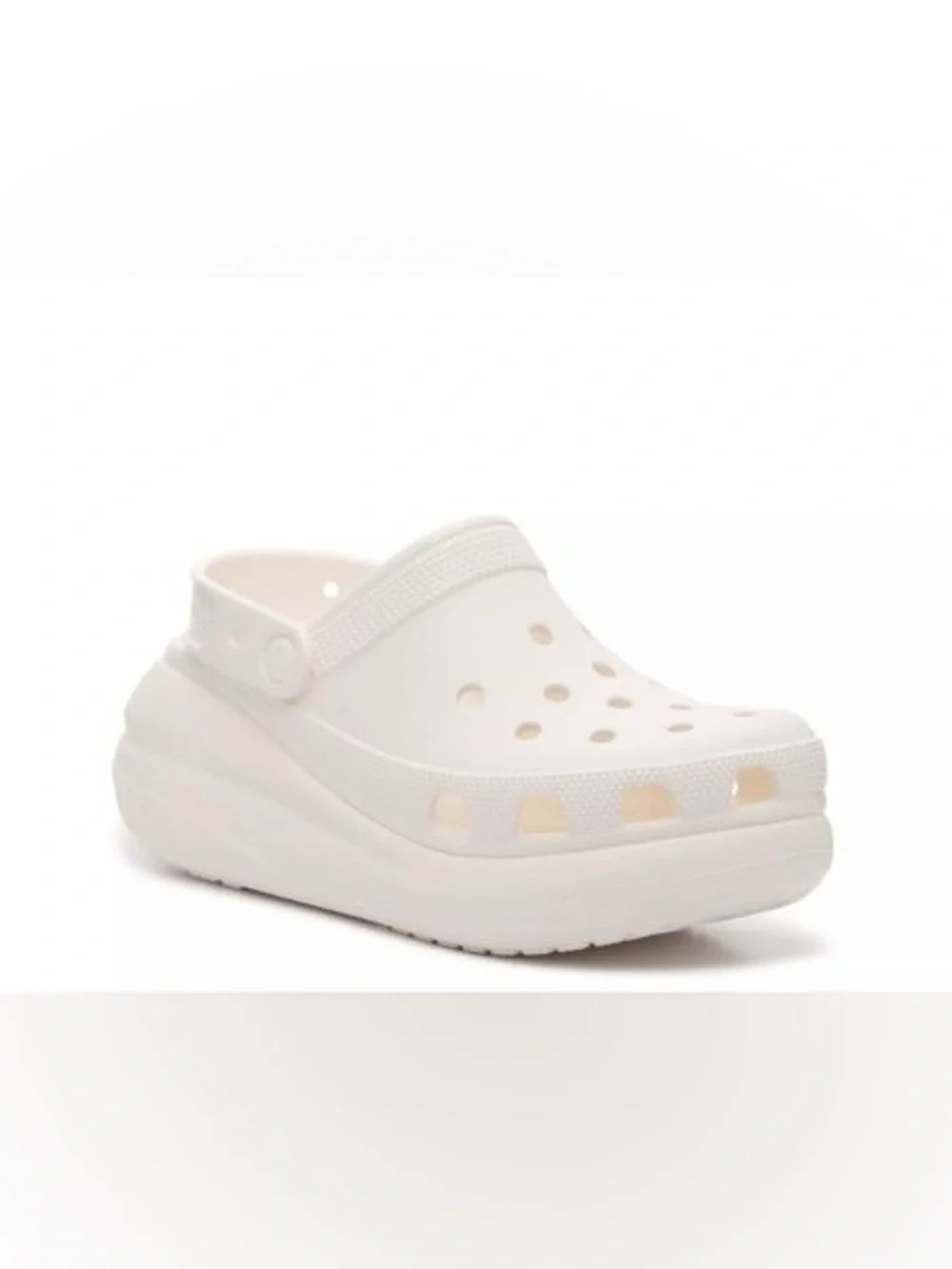 Crocs Men’s White Classic Crush Platform Clog